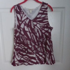Women's Purple Patterned Top